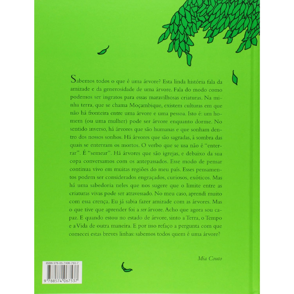Contracapa do livro A árvore generosa