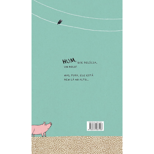 Contracapa do livro Bem lá no alto