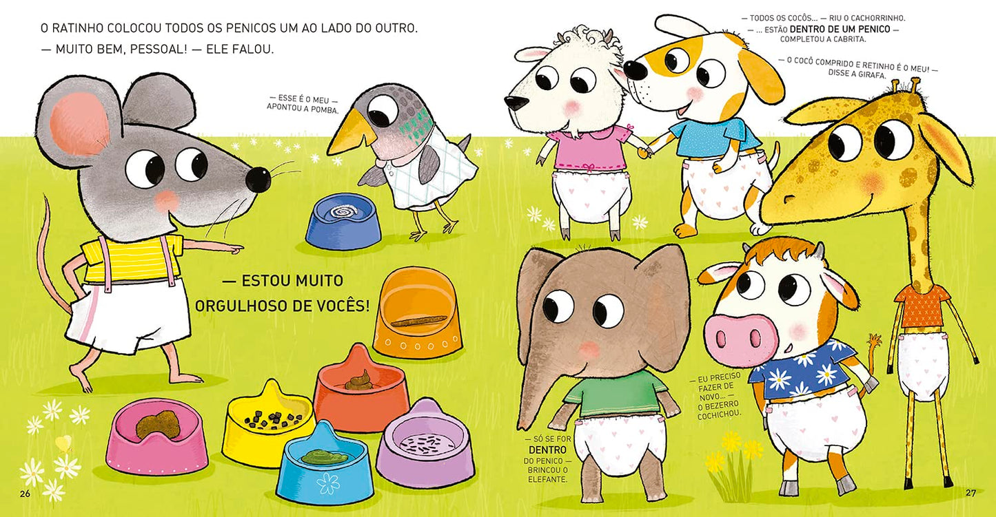 Páginas do livro De onde vem os penicos