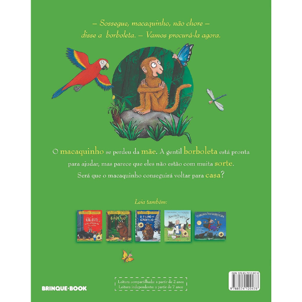 Contracapa do livro Macaco Danado