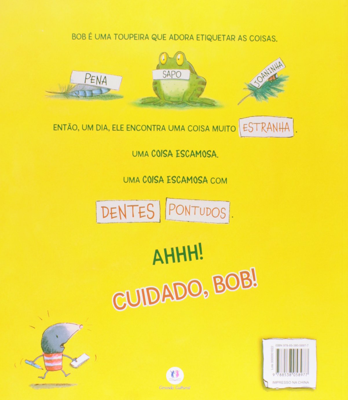 Contracapa do livro Perigoso!