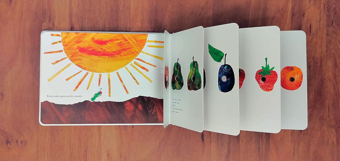 Paginas do livro uma lagarta muito comilona