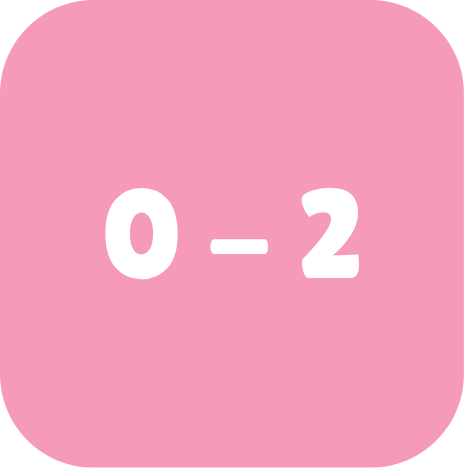 0 bis 2 Jahre