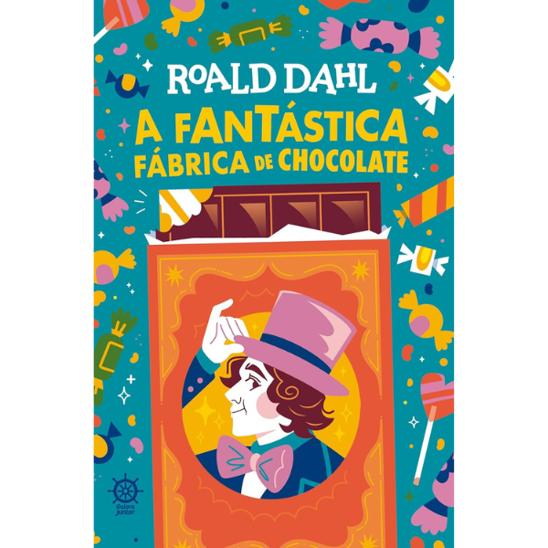 Capa do livro A Fantástica Fábrica de Chocolate