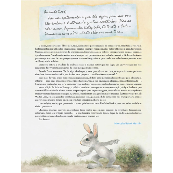 Página do livro A história de Pedro Coelho