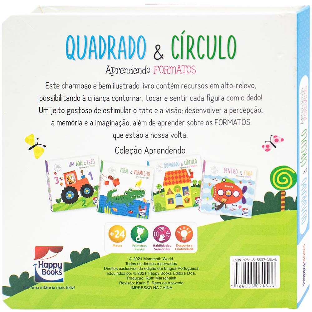 Contracapa do livro Quadrado e círculo