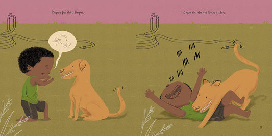 Páginas do livro Aqui e Aqui