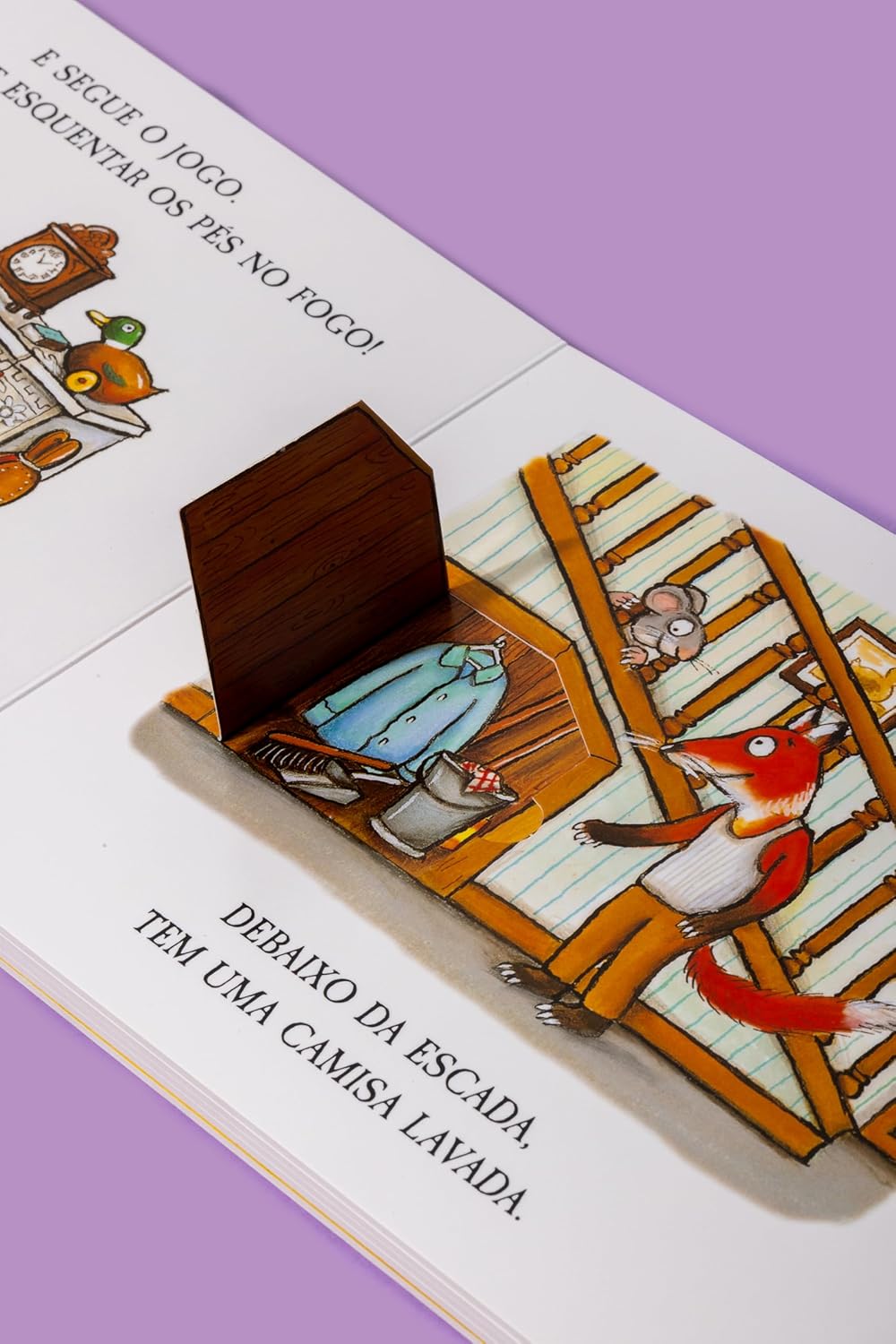 Páginas do livro As meias do Sr Raposo