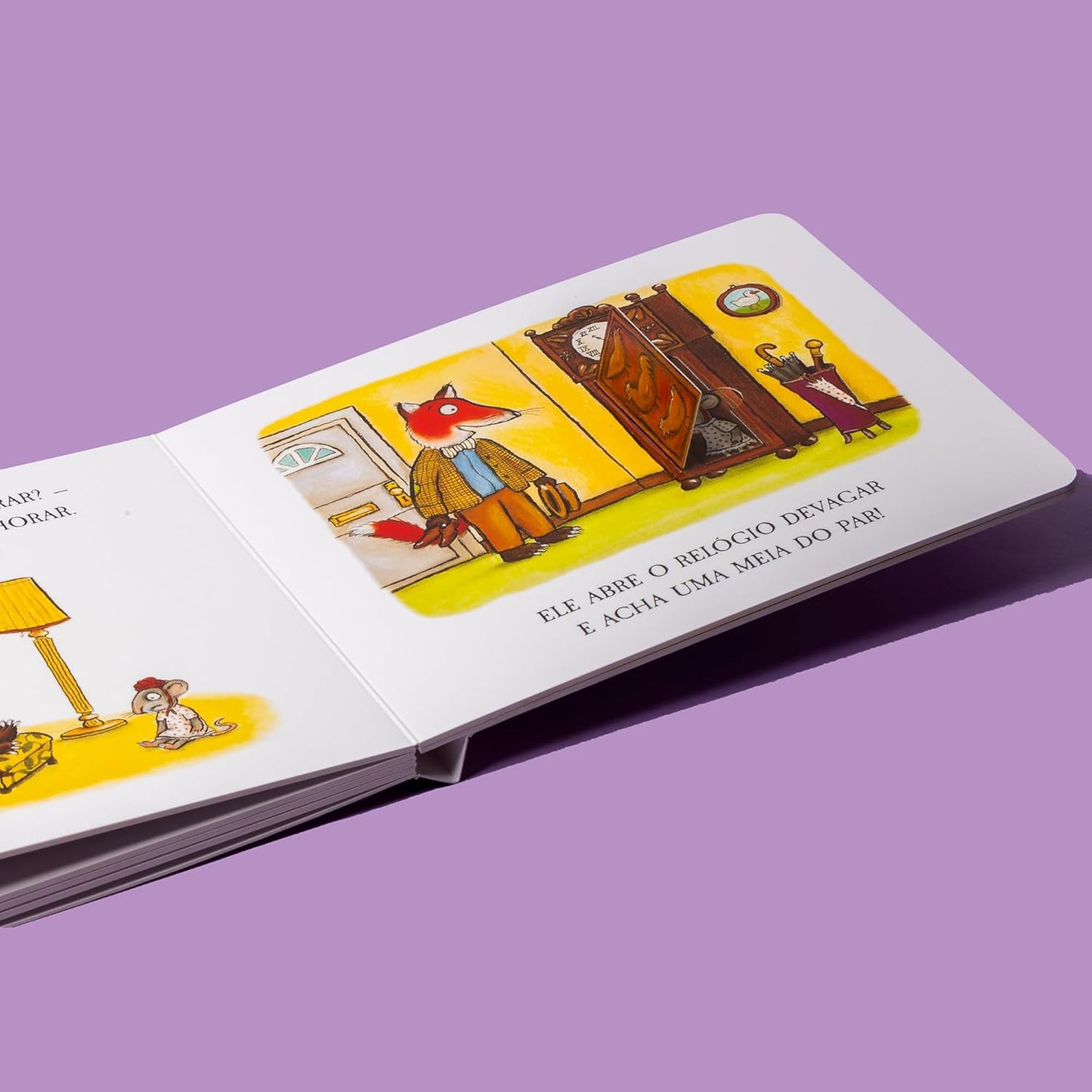 Páginas do livro As meias do Sr Raposo