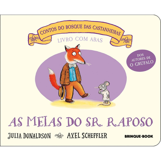 Capa do livro As meias do Sr Raposo