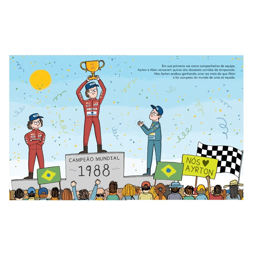 Páginas do llivro Ayrton Senna