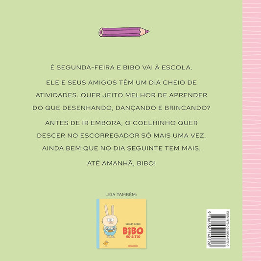 Contracapa do livro Bibo na escola