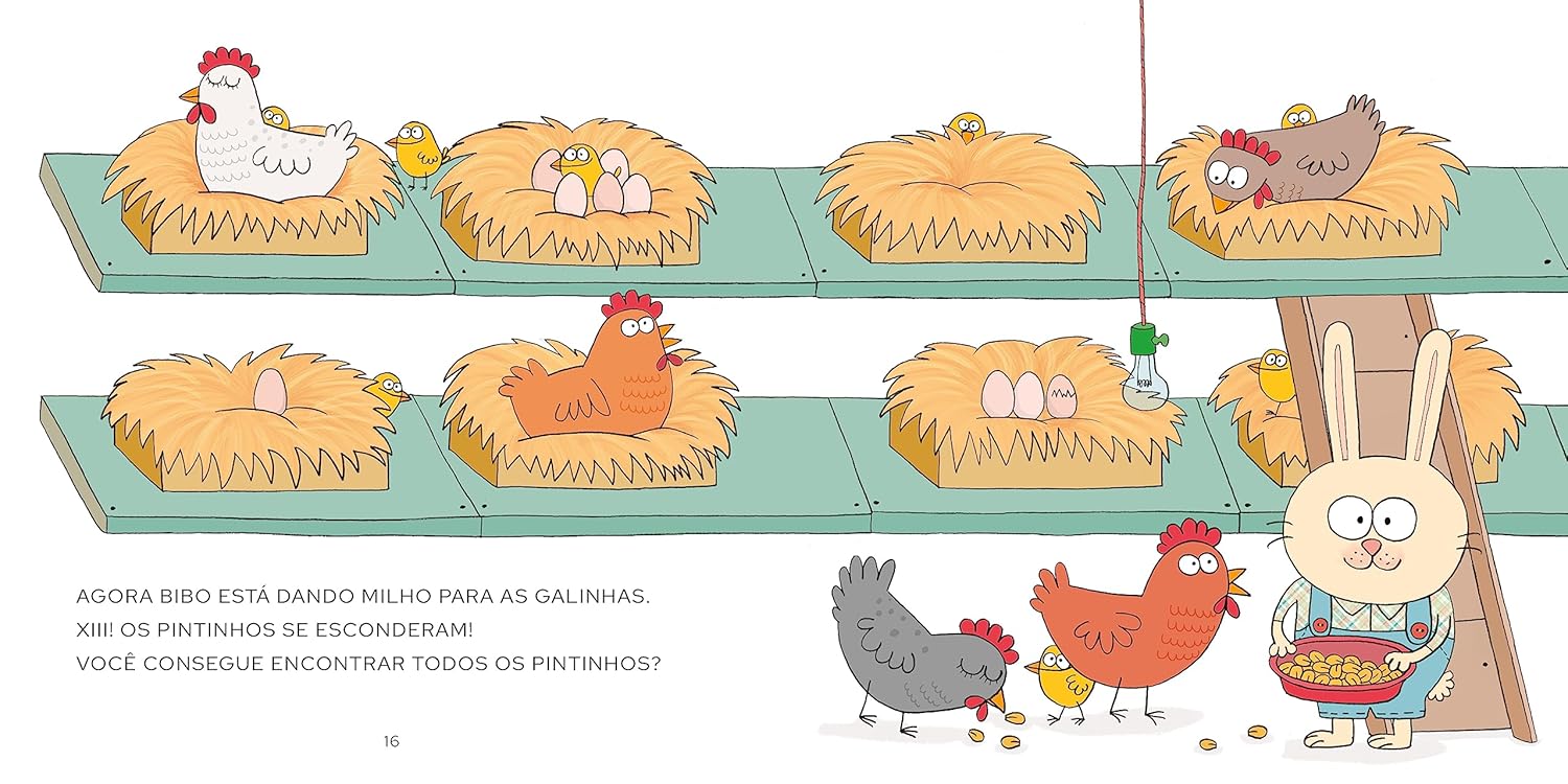 Páginas do livro Bibo no Sitio