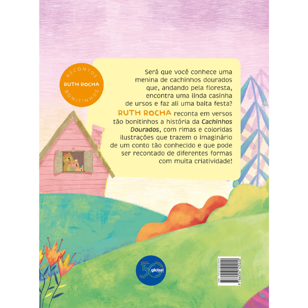 Contracapa do livro Cachinhos dourados