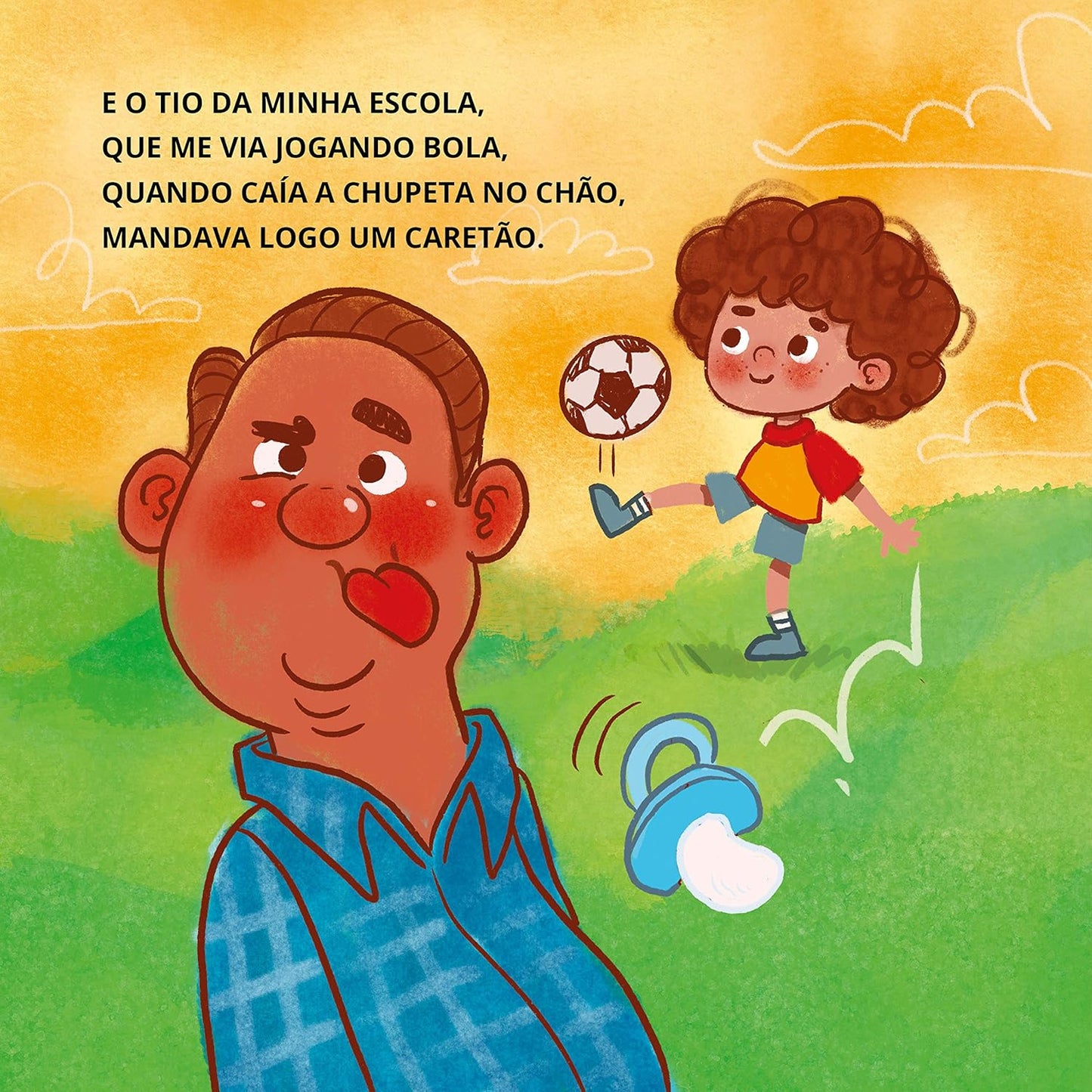 Página do livro Careta pra chupeta!