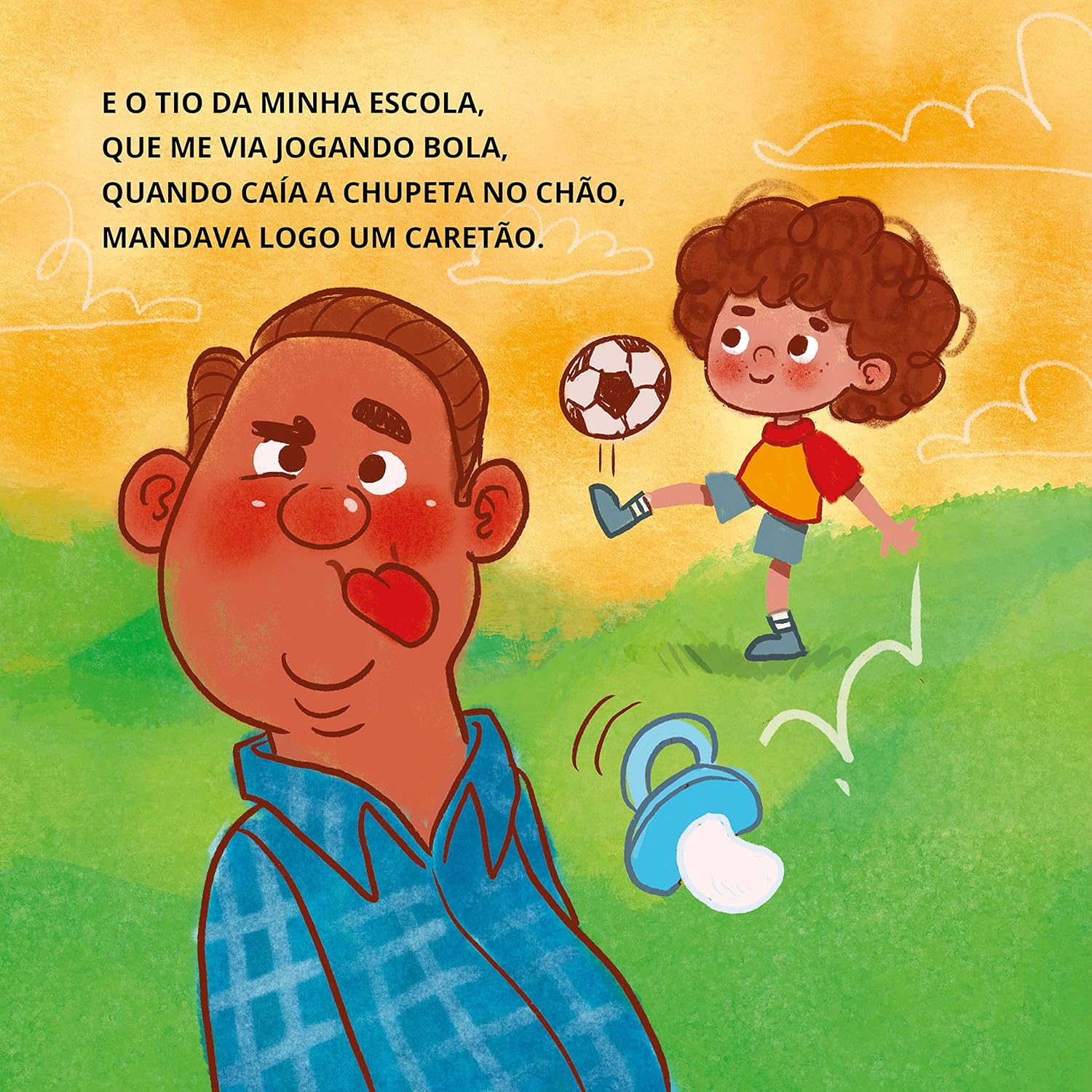 Página do livro Careta pra chupeta!