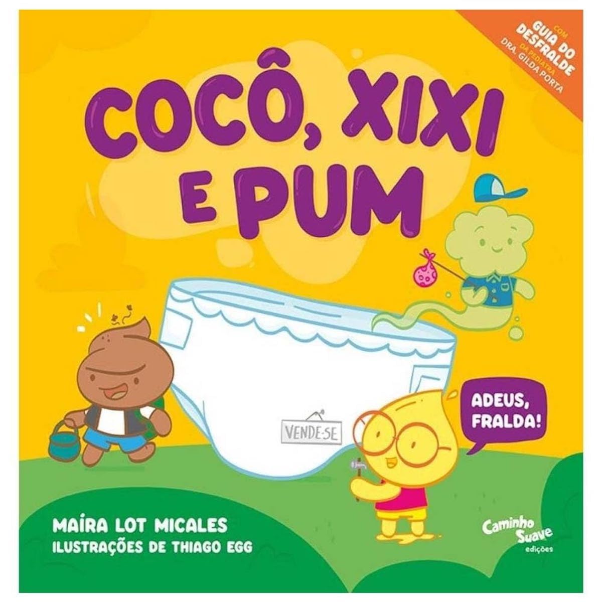 Capa do livro Cocô, xixi e pum