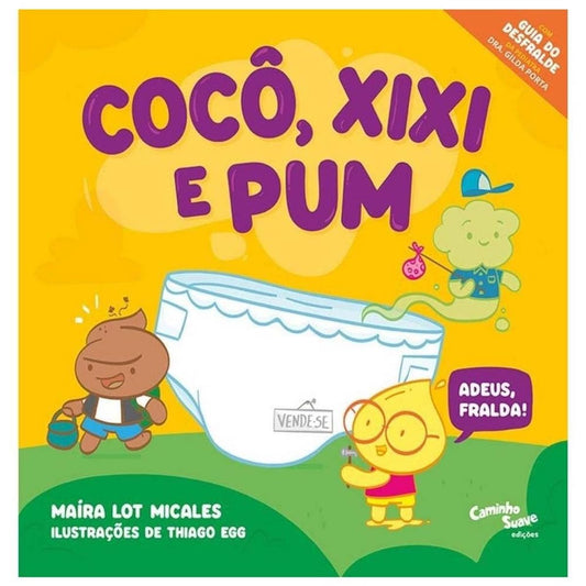 Capa do livro Cocô, xixi e pum