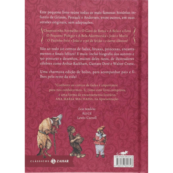 Contracapa do livro Conto de Fadas