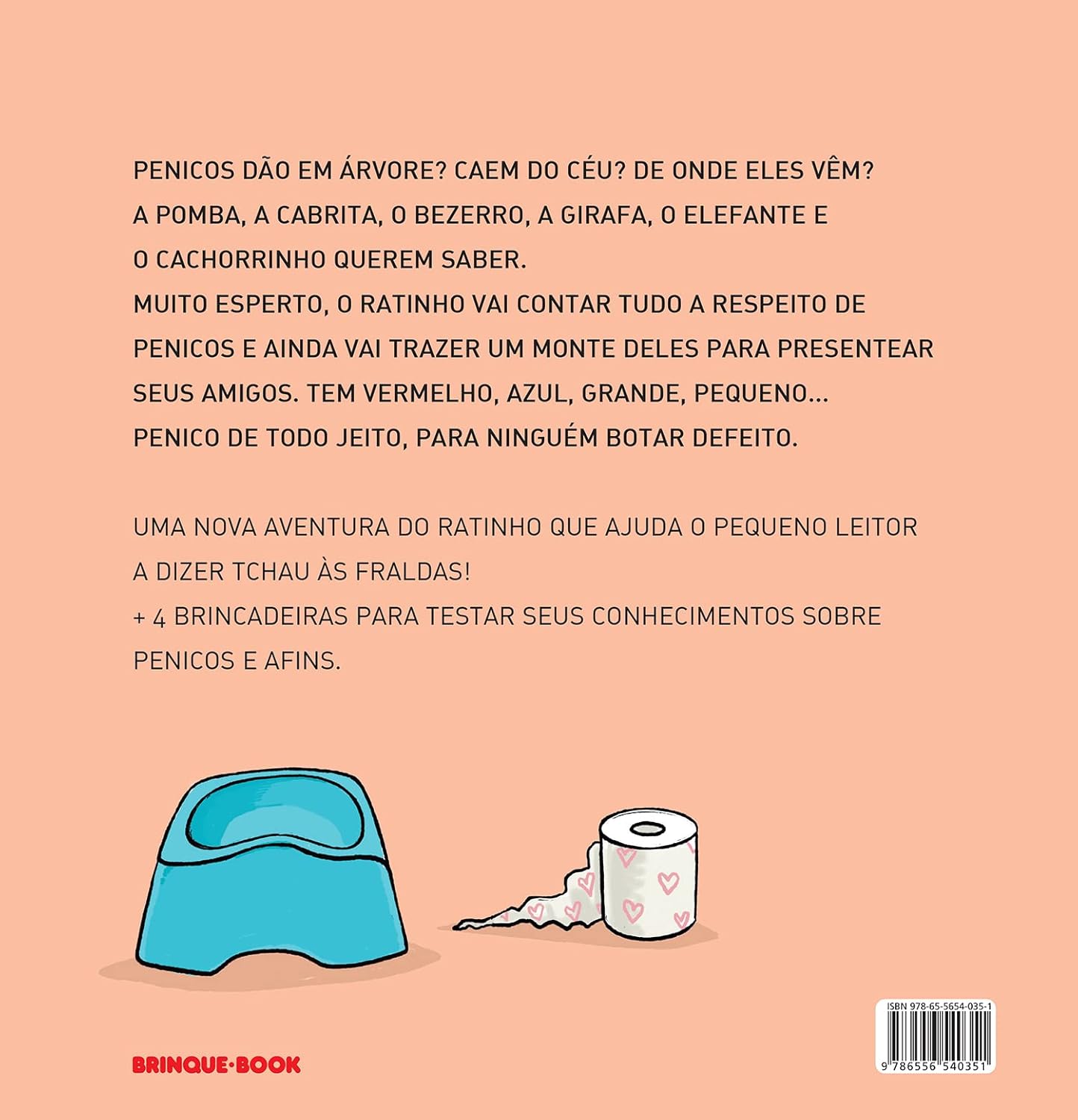 Contracapa do livro De onde vem os penicos