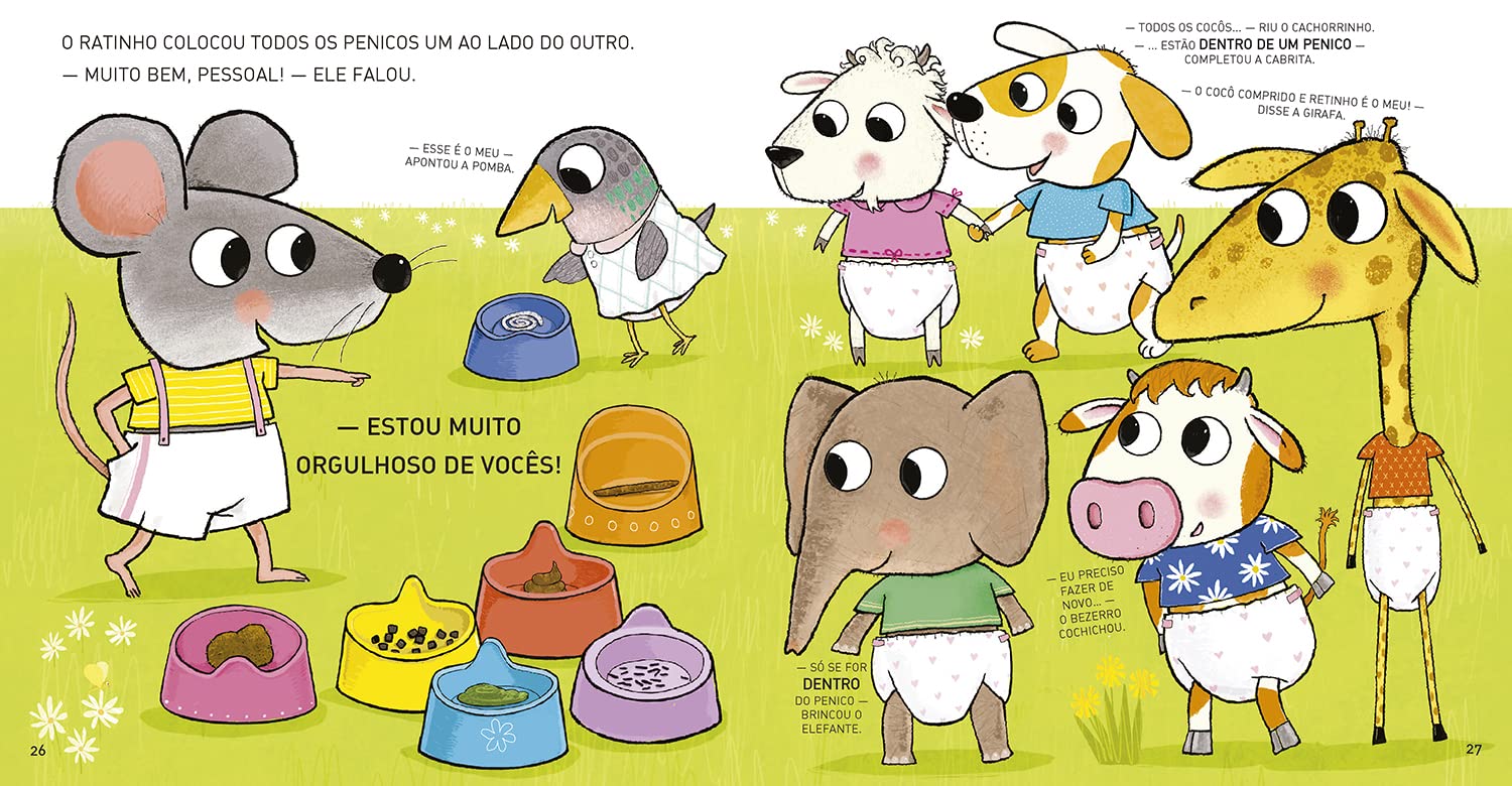 Páginas do livro De onde vem os penicos