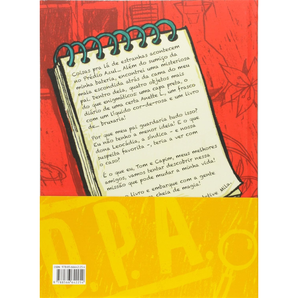 Contracapa do livro Os detetives do prédio azul 