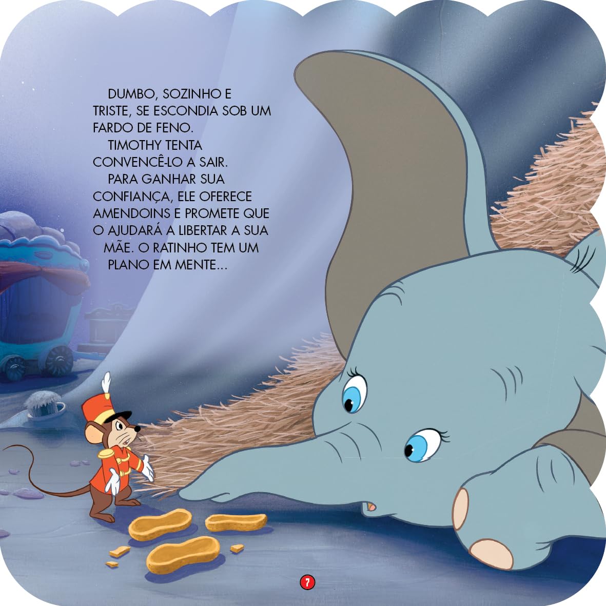 Página do livro Dumbo