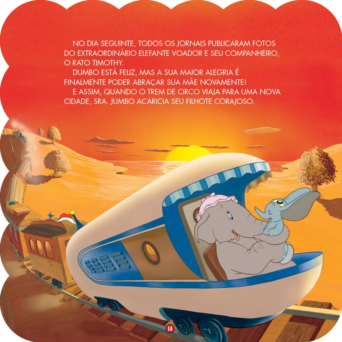 Página do livro Dumbo