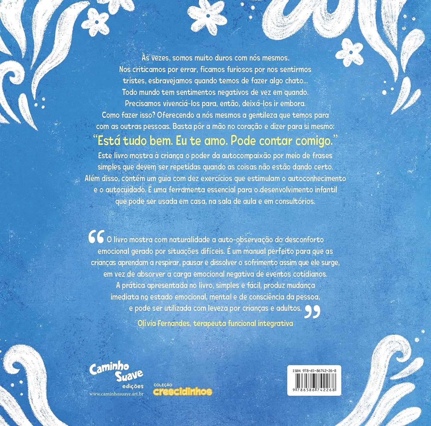 Contracapa do livro Está tudo bem