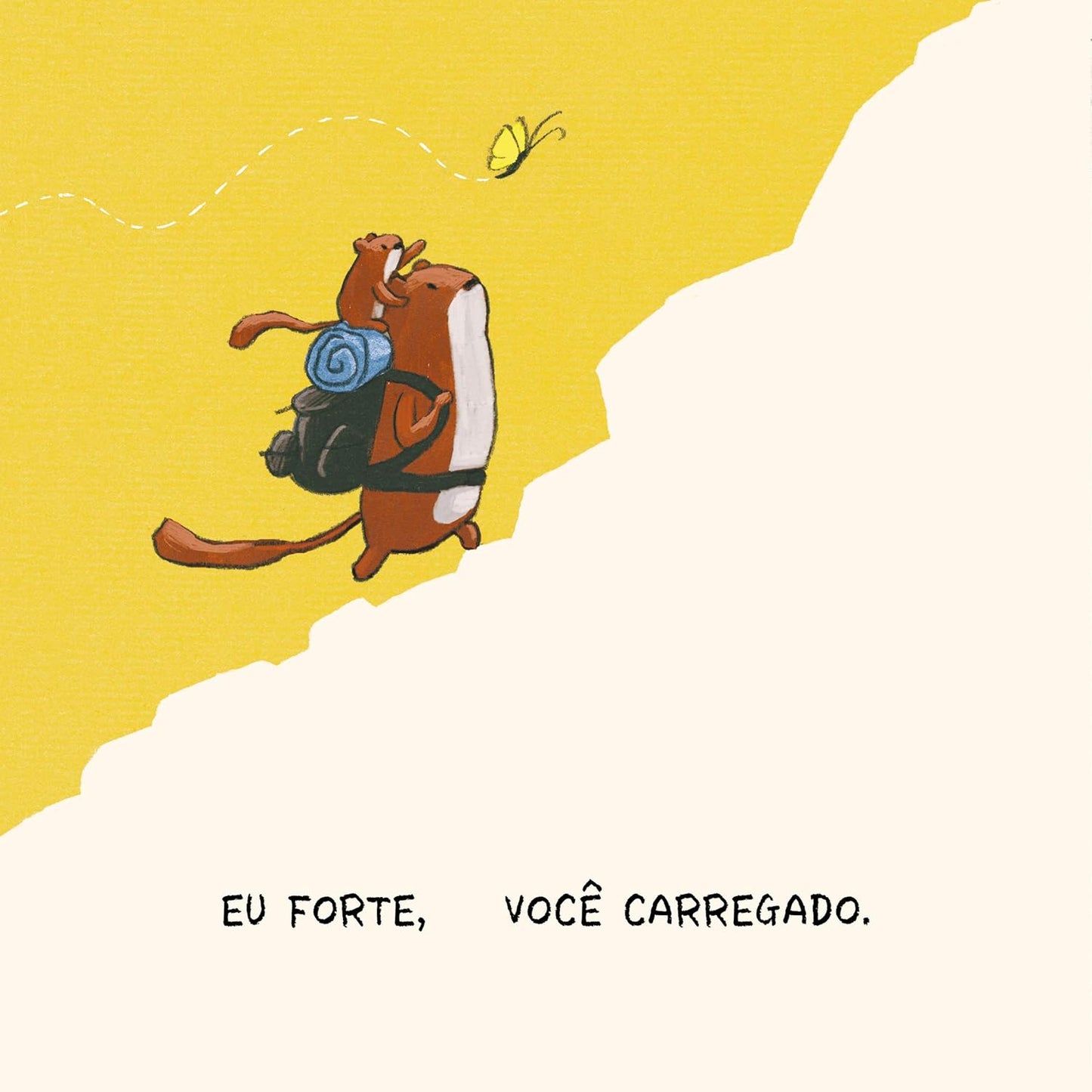 Página do livro Eu grande você pequenininho
