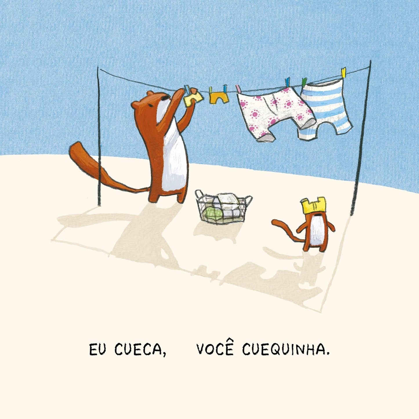 Página do livro Eu grande você pequenininho