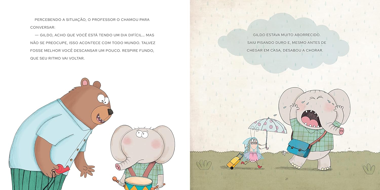Página do livro Gildo está fora do ritmo