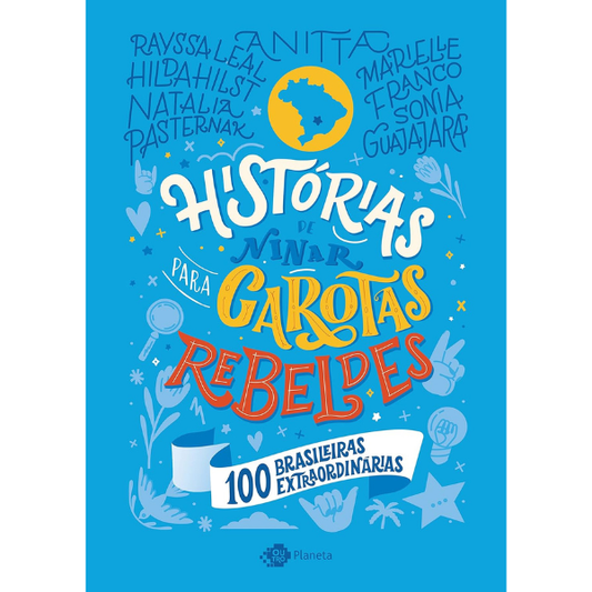 Capa do livro Histórias de ninar para garotas rebeldes