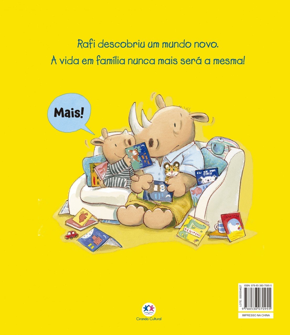 Contracapa do livro Mais!