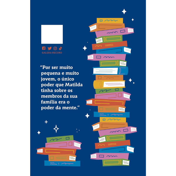 Contracapa do livro Matilda