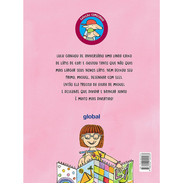 Contracapa do livro Meus lápis de cor são só meus