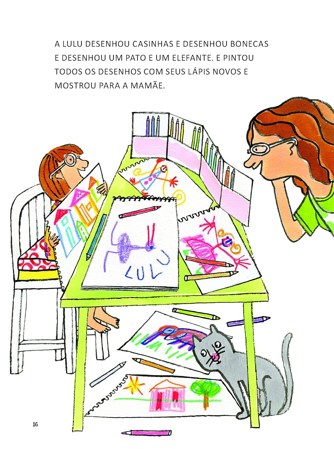 Página do livro Meus lápis de cor são só meus