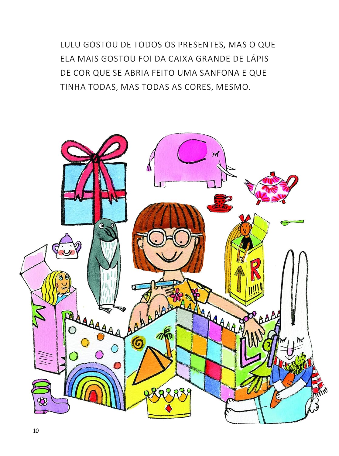 Página do livro Meus lápis de cor são só meus