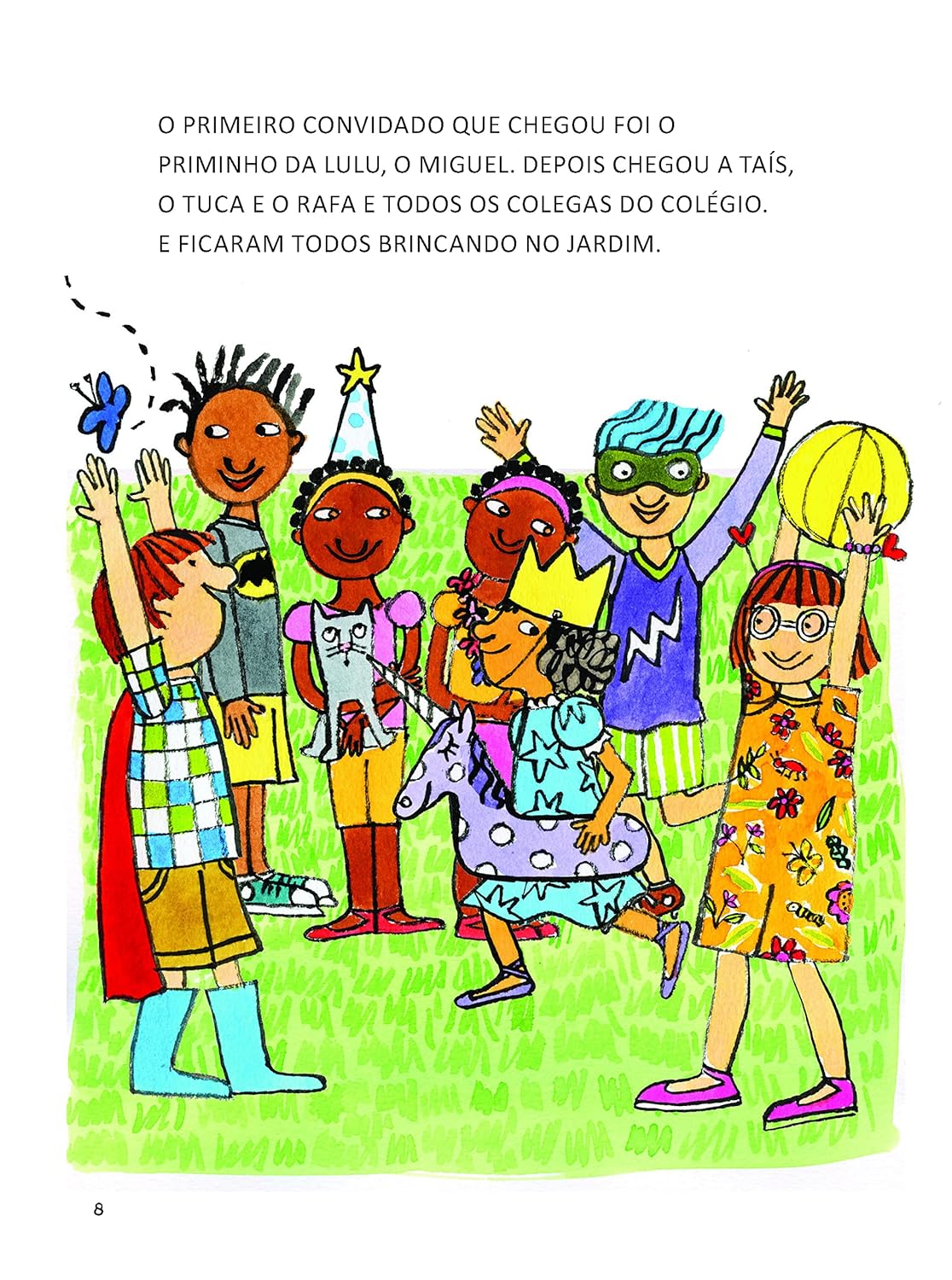Página do livro Meus lápis de cor são só meus