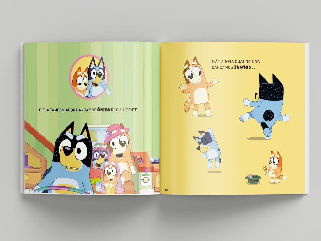 Páginas do livro Minha mãe é a melhor