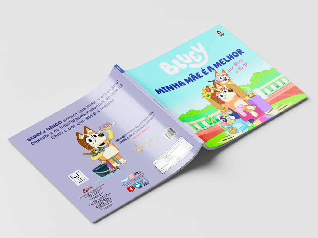 Páginas do livro Minha mãe é a melhor