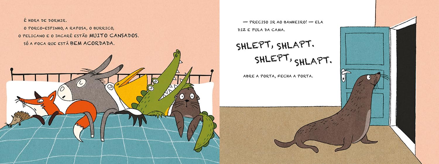 Páginas do livro Muito cansado e bem acordado