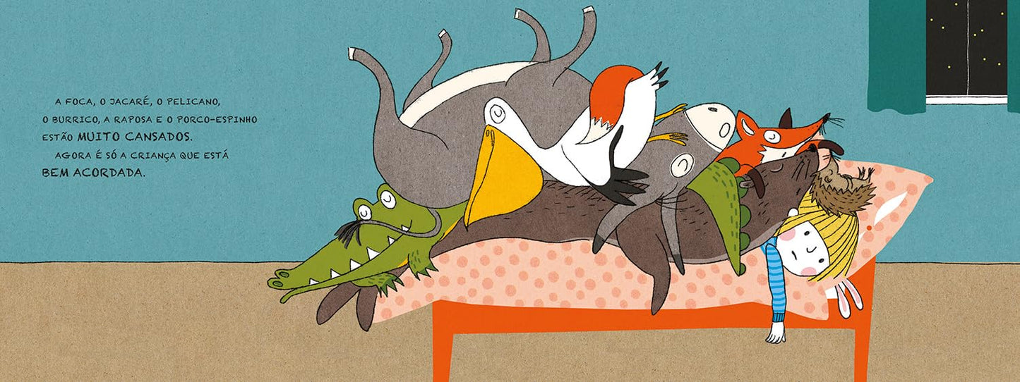 Páginas do livro Muito cansado e bem acordado