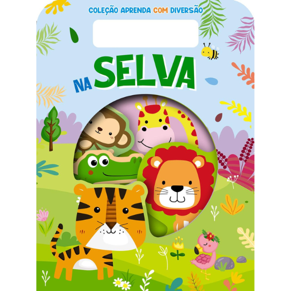 Capa do livro Coleção aprenda com diversão na selva