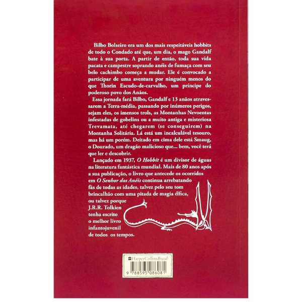 Contracapa do livro O Hobbit