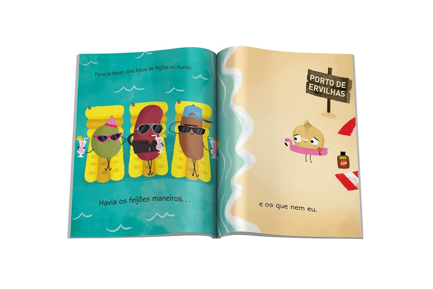 Contracapa do livro O feijão maneiro