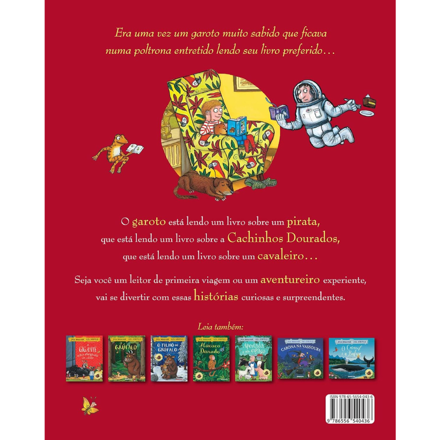 Contracapa de O livro preferido de um garoto sabido