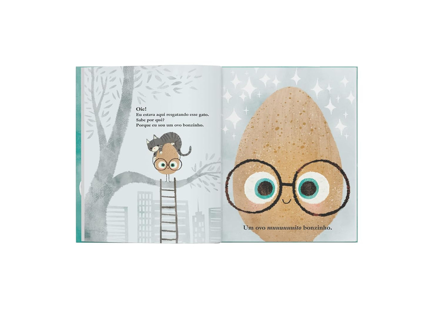 Página do livro O ovo bonzinho