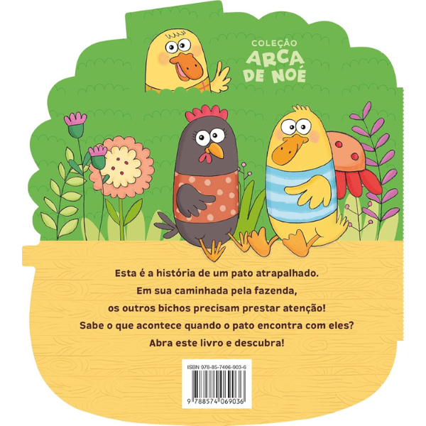 Contracapa do livro O pato