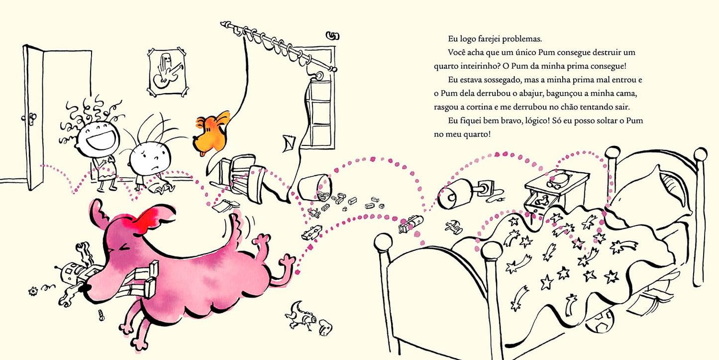 Página do livro O pum da minha prima